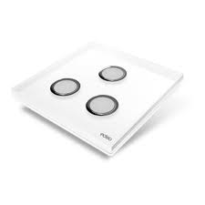 EFCW-W3 - Interrupteur Diamond Blanc 3 touches base blanche 